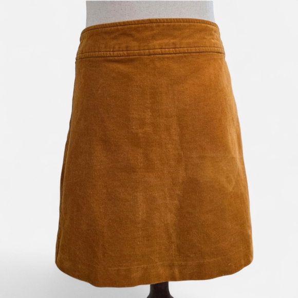 J. Crew Dresses & Skirts - J.Crew Skirt Warm Amber Mercantile Corduroy A-Line Short